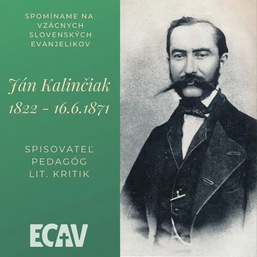 Spomíname na vzácnych evanjelikov: Ján Kalinčiak