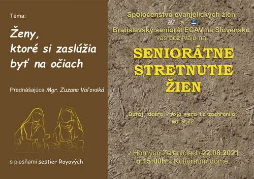 Ženy sa stretnú v Horných Zeleniciach